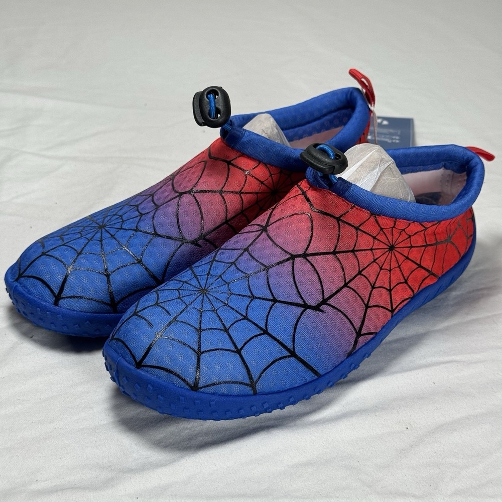 Watelves Kids Water Shoes Spider Design Size US‎ 1 EU 33 Slip On Beach Swim